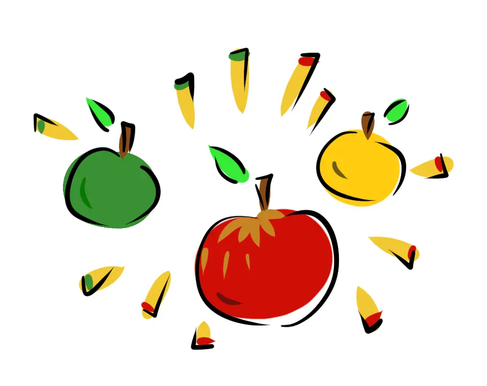 Pomme bio lyophilisée